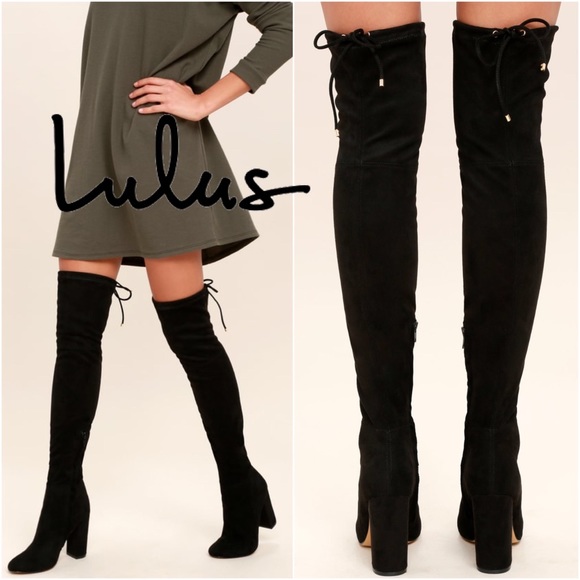 over the knee boots lulus